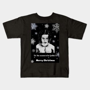 A gothic merry Christmas Kids T-Shirt